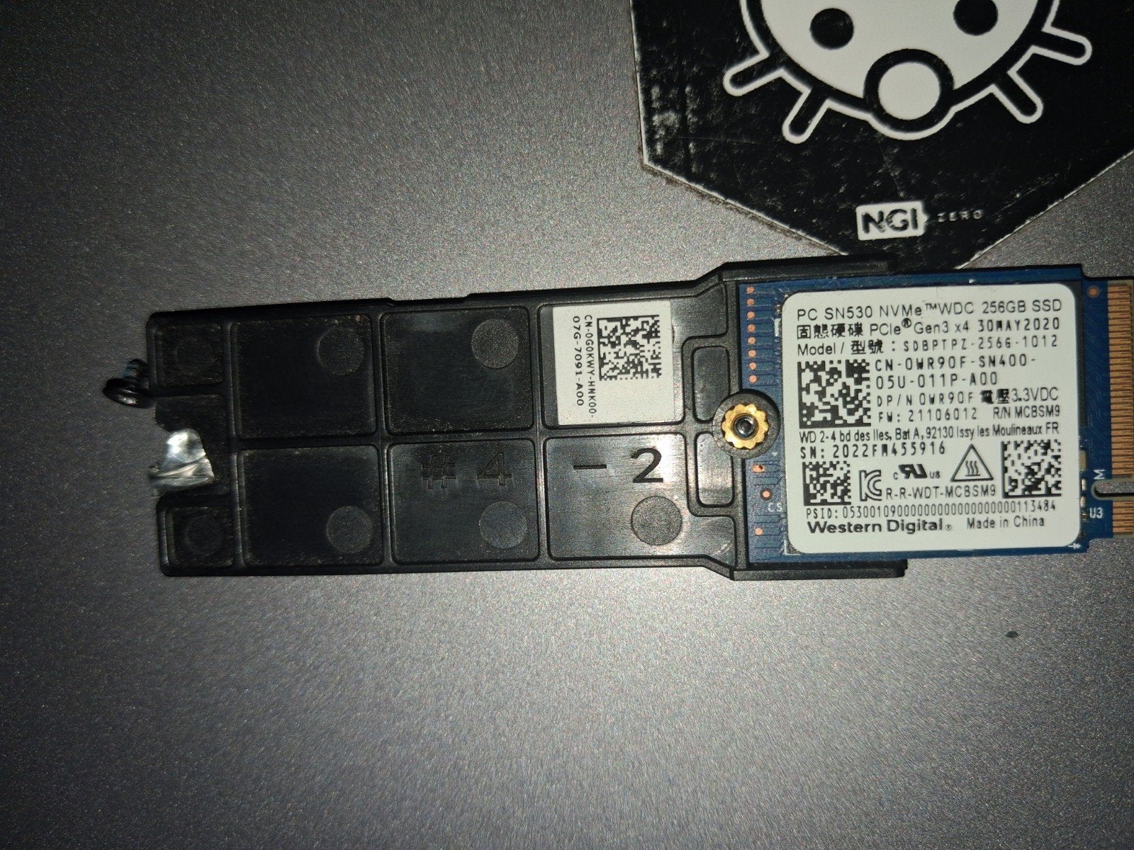 256gb m2 ssd (PC SN530 NVMe 256GB), Computers en Software, Intern, SSD, Ophalen of Verzenden, Zo goed als nieuw