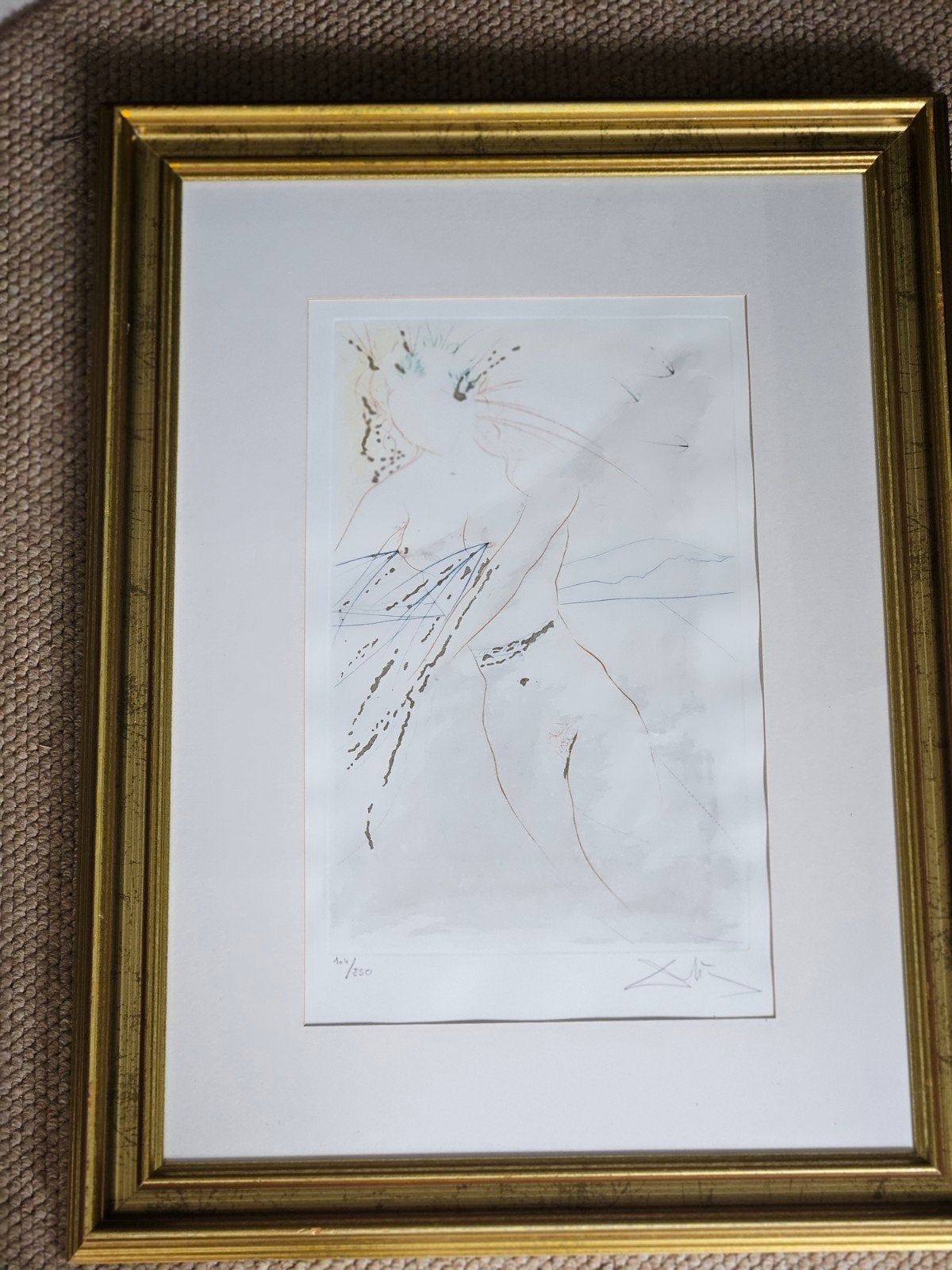 2 DALI authentieke drypoint etchings uit 1971, Figuren, Ophalen of Verzenden, Gemengde techniek, Composieten