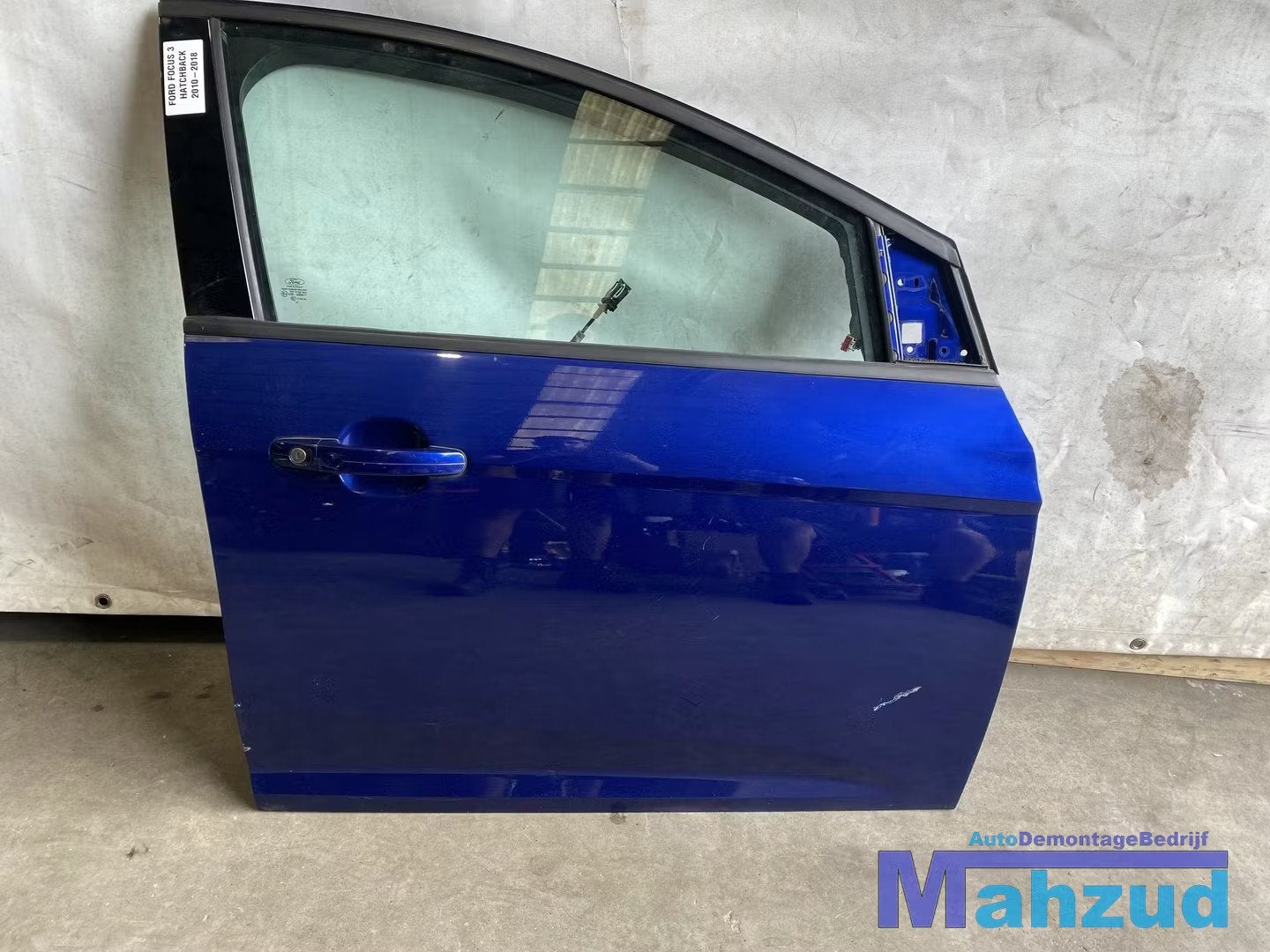FORD FOCUS 3 Blauw rechts voor deur portier 2010-2017, Gebruikt, Deur, Info@ford.com, Ford