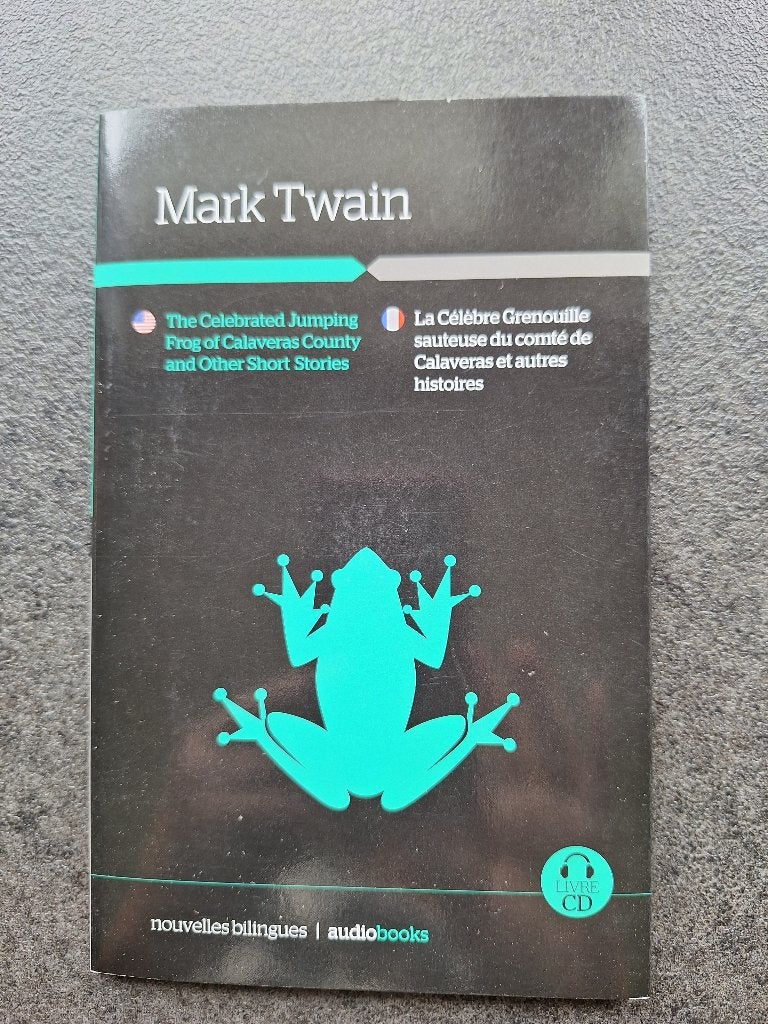 Livre audiobook bilingue Mark Twain - grenouille, Livres, Contes & Fables, Utilisé, Enlèvement