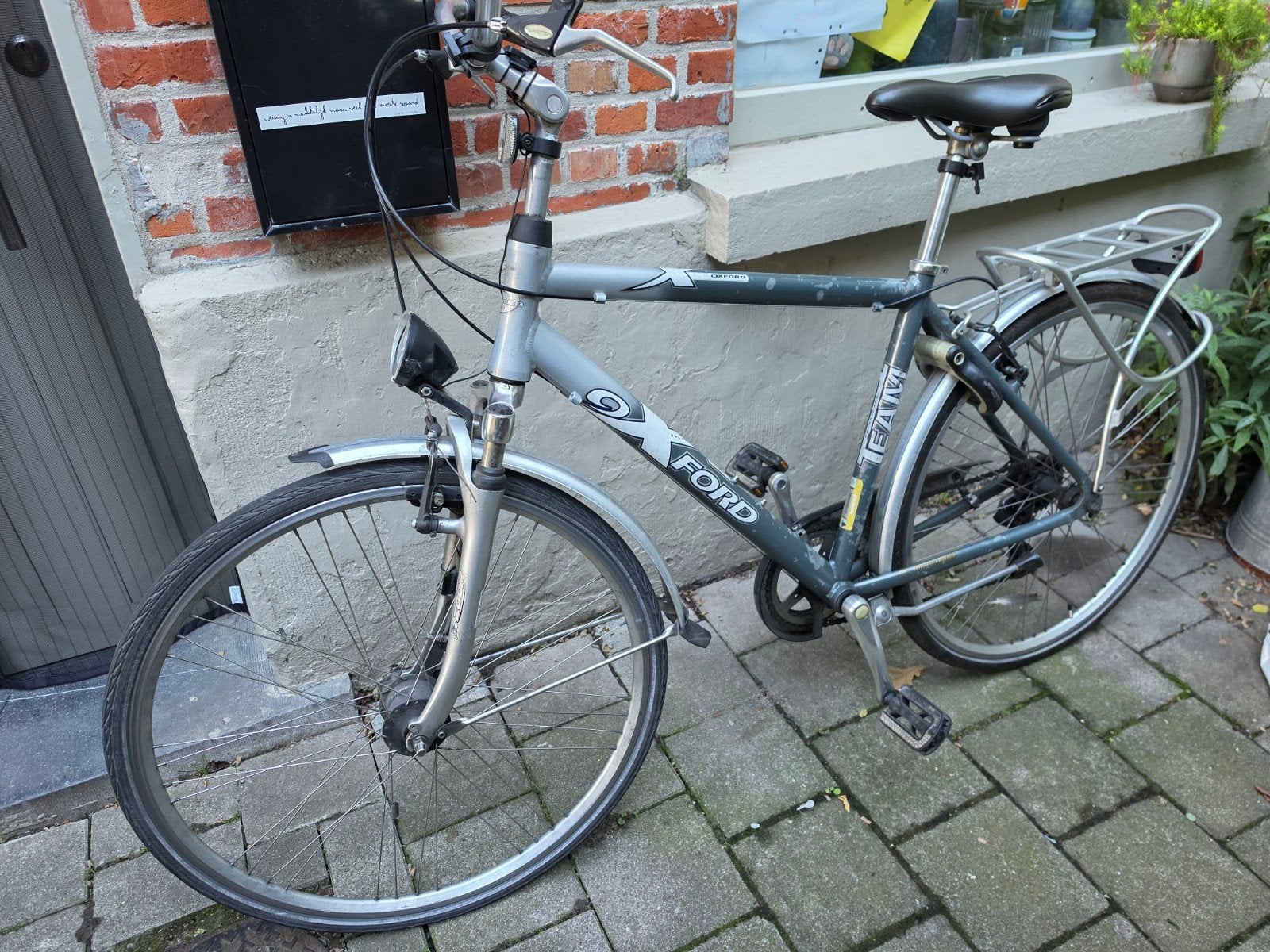 Oxford herenfiets, Fietsen en Brommers, Gebruikt, Velgrem, Versnellingen, Ophalen