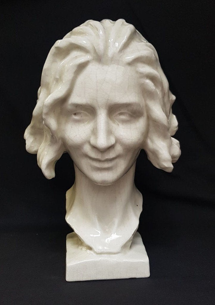 Buste "Malicieuse" - Editions Nerva N 5., Antiek en Kunst, Ophalen of Verzenden