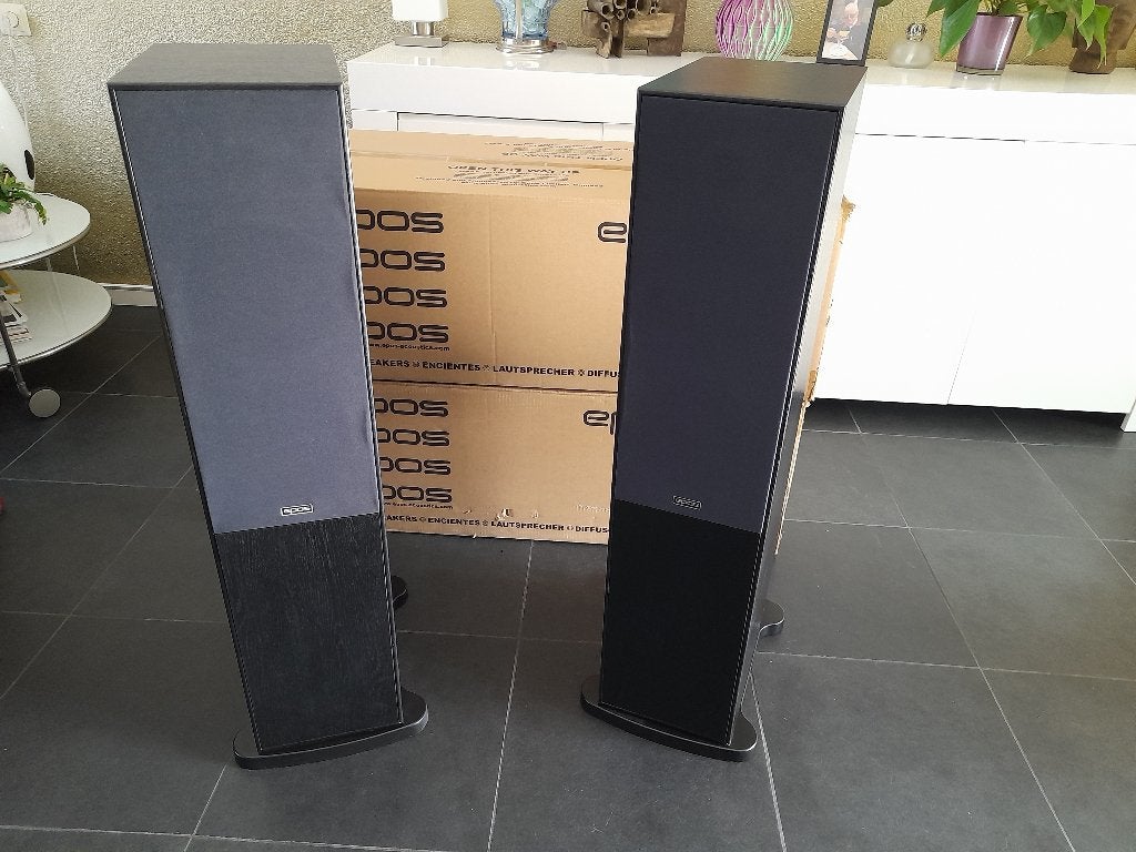 Epos Epic 5 luidsprekers, Audio, Tv en Foto, Vloerstaande luidspreker, Zo goed als nieuw, Basreflex, Ophalen