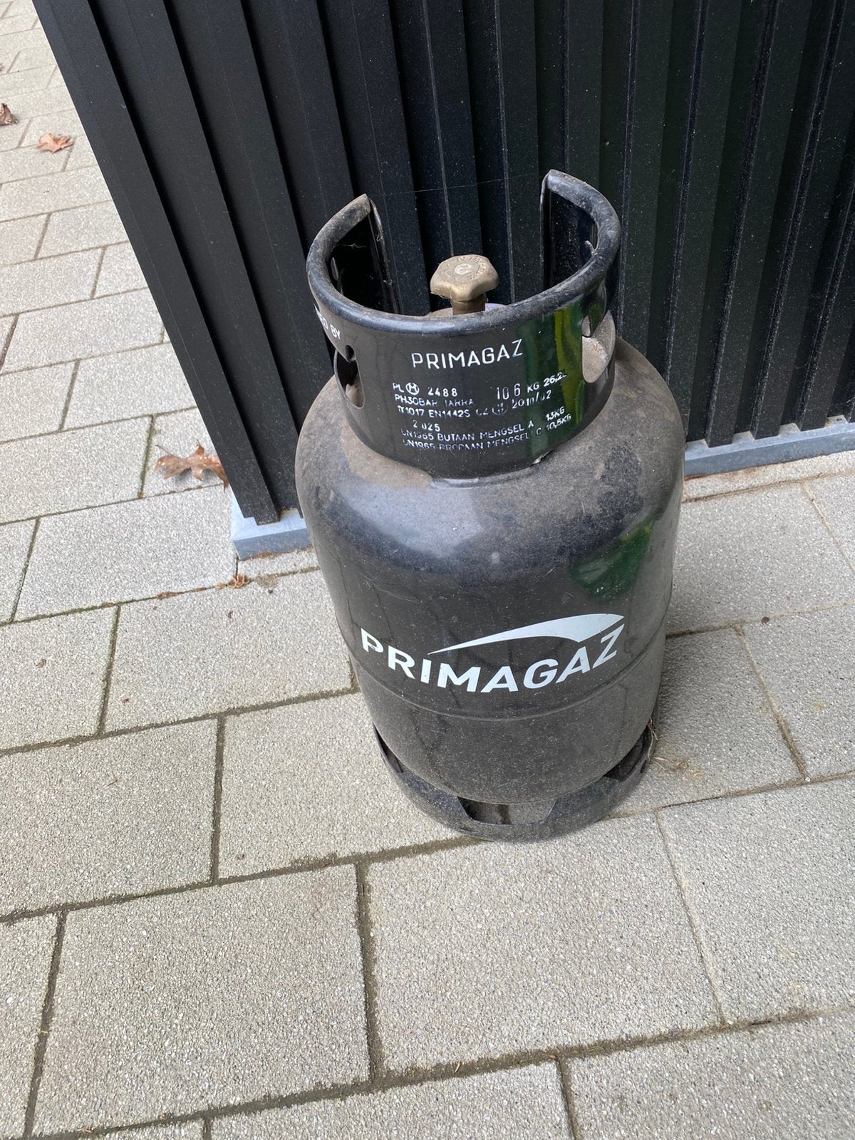 Gas fles, Ophalen, Zo goed als nieuw
