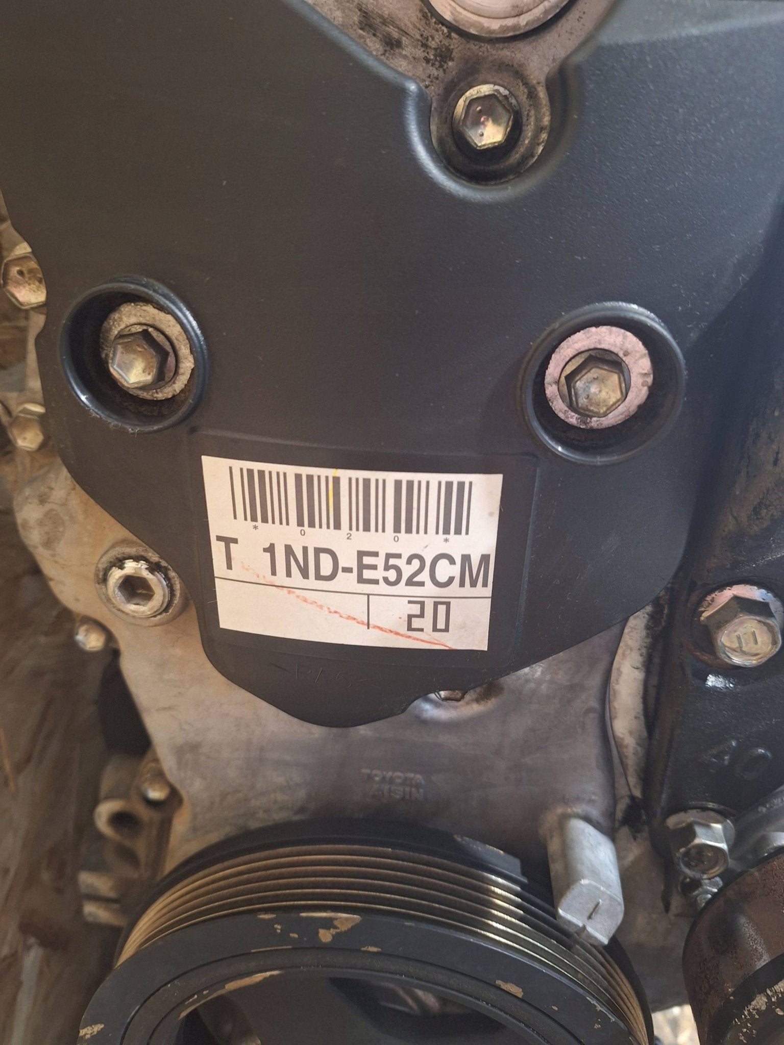 Moteur 2SZFE Nu TOYOTA YARIS, Envoi, Utilisé, Daihatsu
