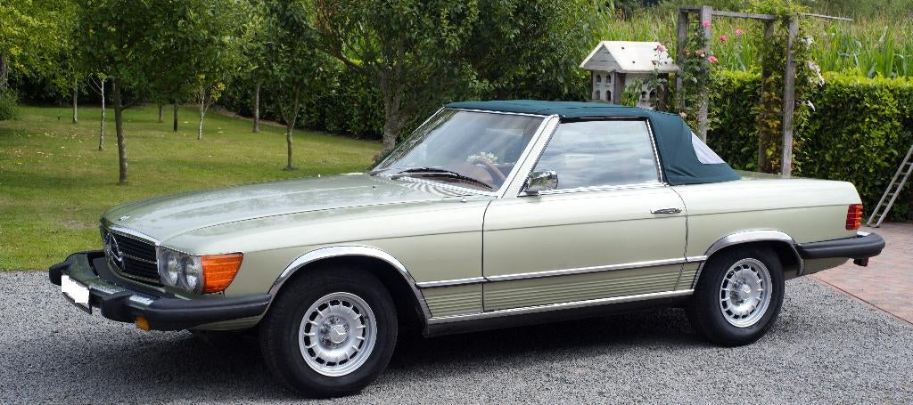 Mercedes 450SL Bwj 1974 en in goede staat, Auto's, Automaat, Achterwielaandrijving, Beige, Cabriolet