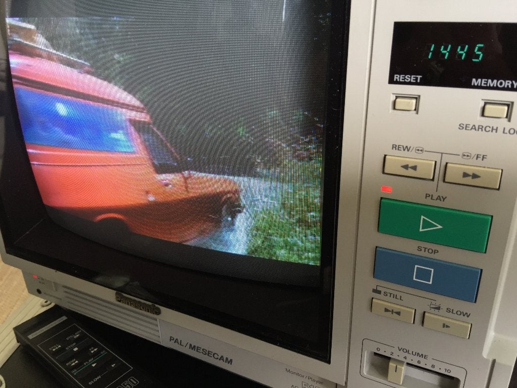 Panasonic AG-510 TV monitor/ VHS player, TV, Hi-fi & Vidéo, Télévisions vintages, Enlèvement, Panasonic