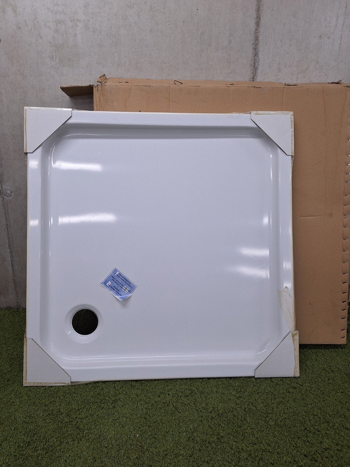 Douchebak wit 90x90cm, nooit gebruikt, Doe-het-zelf en Bouw, Sanitair, Ophalen