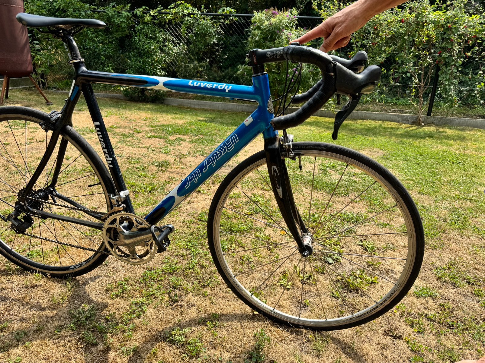 Retro koersfiets, 28 inch, Gebruikt, Heren, Aluminium
