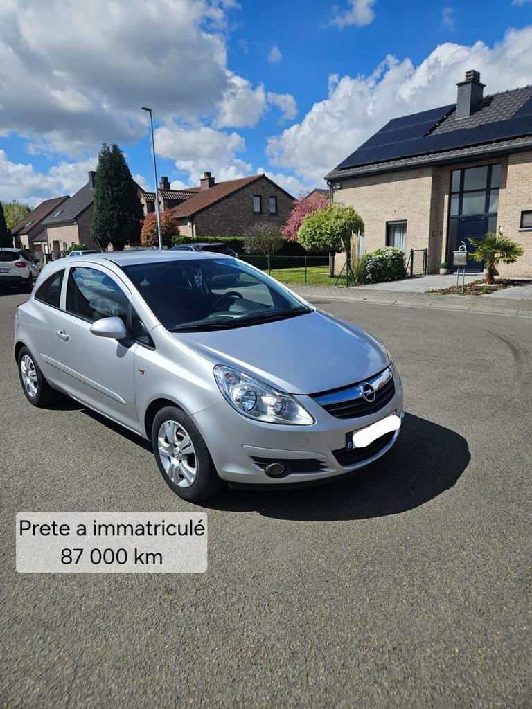 87.000 km Opel Corsa Prete geregistreerd 1.2 Benzine Airco, Auto's, Particulier, 1200 cc, Corsa, Te koop