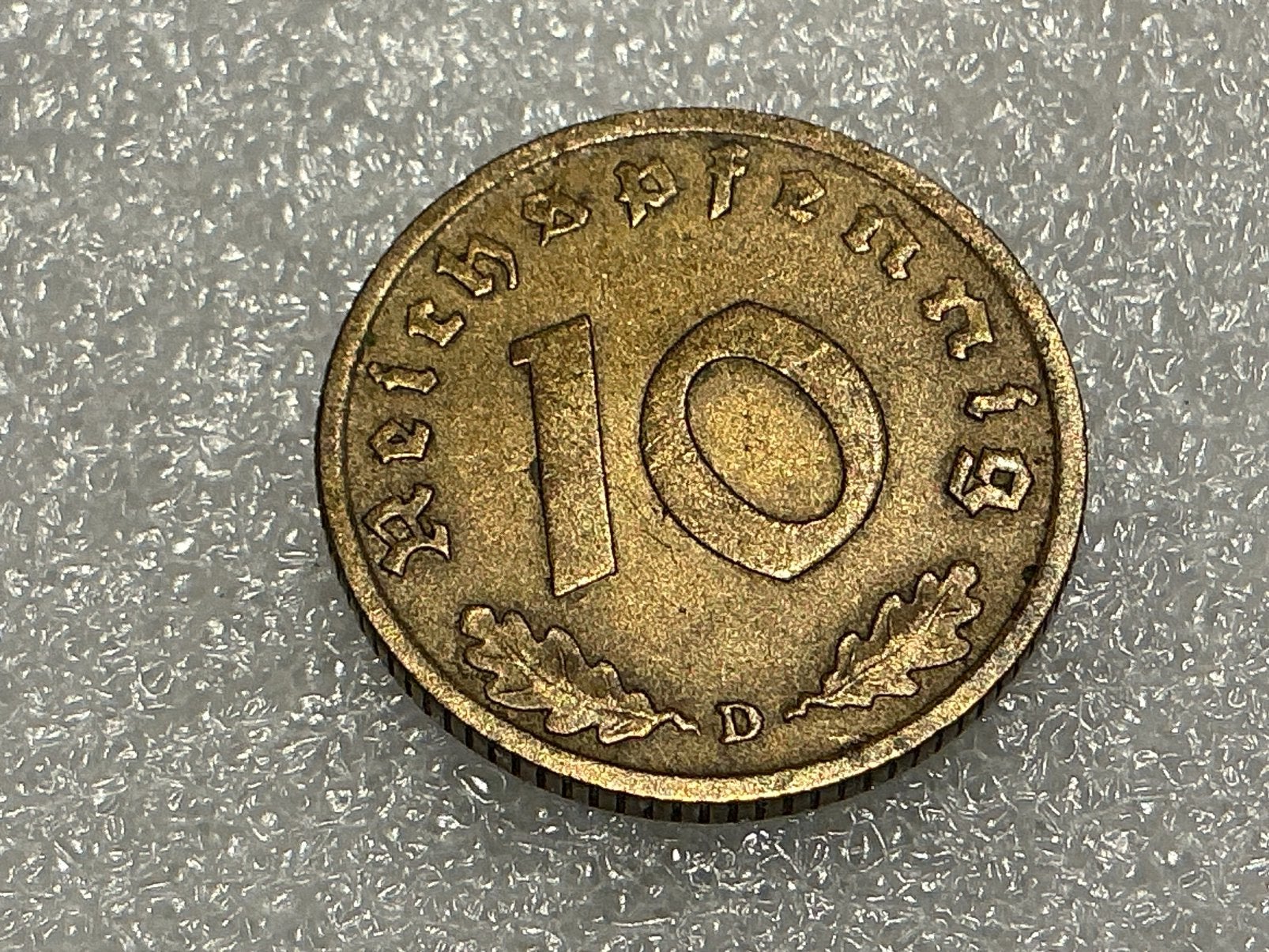 Duitsland 10 Pfennig 1939 D, Ophalen of Verzenden, Duitsland