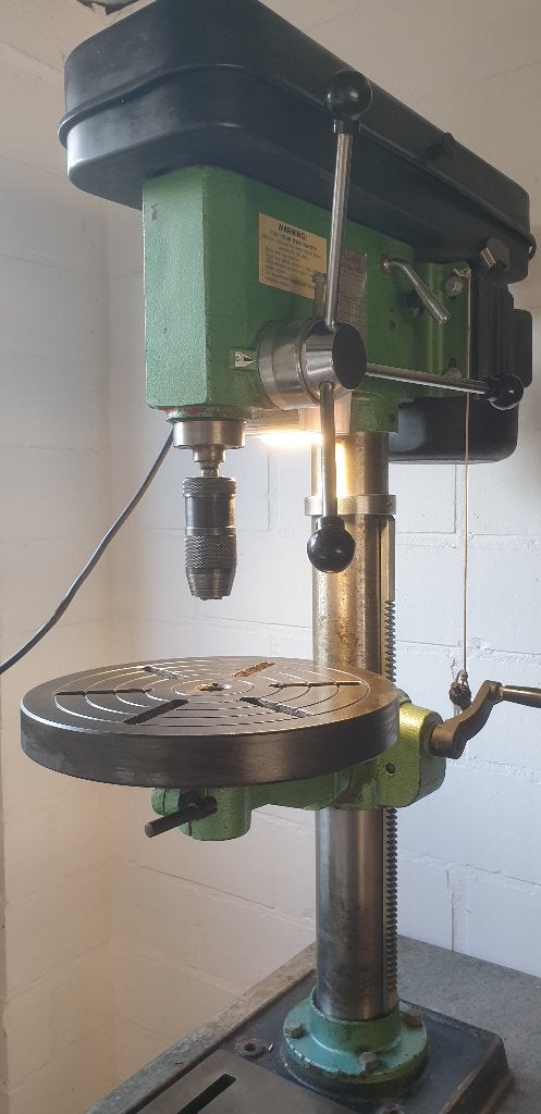 Kolomboormachine Brown , 12 snelheden, krachtige 750W motor, Ophalen, Variabele snelheid, Kolomboormachine, Gebruikt