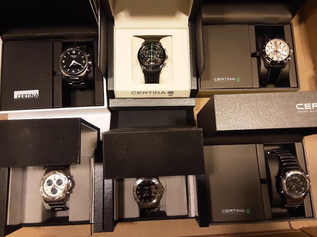 Certina Chronographes collection, Gebruikt, Staal, Polshorloge, Overige materialen