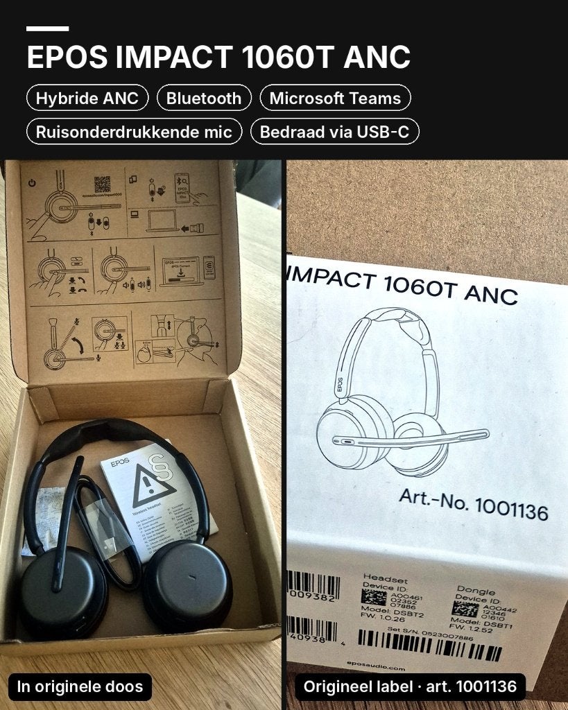 casque antibruit de haute qualité, Enlèvement ou Envoi, Neuf, Sennheiser, Manuel