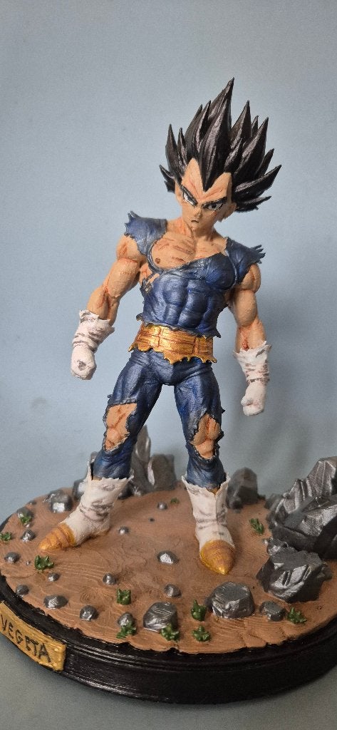 Custom Vegeta 3D Print Beeld – Handgeschilderd (Dragon Ball), Verzamelen, Ophalen of Verzenden, Nieuw, Fantasy
