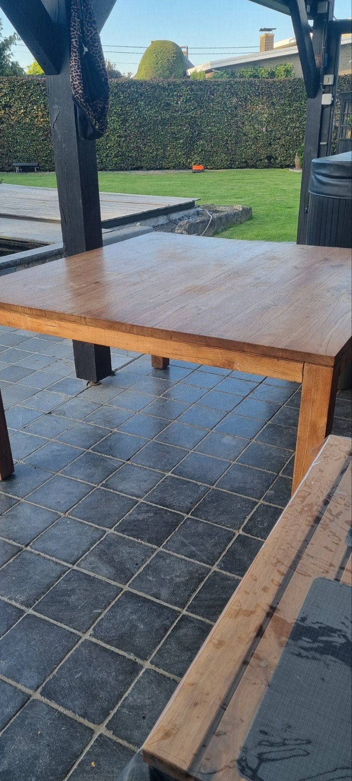 teak rafel, Ophalen