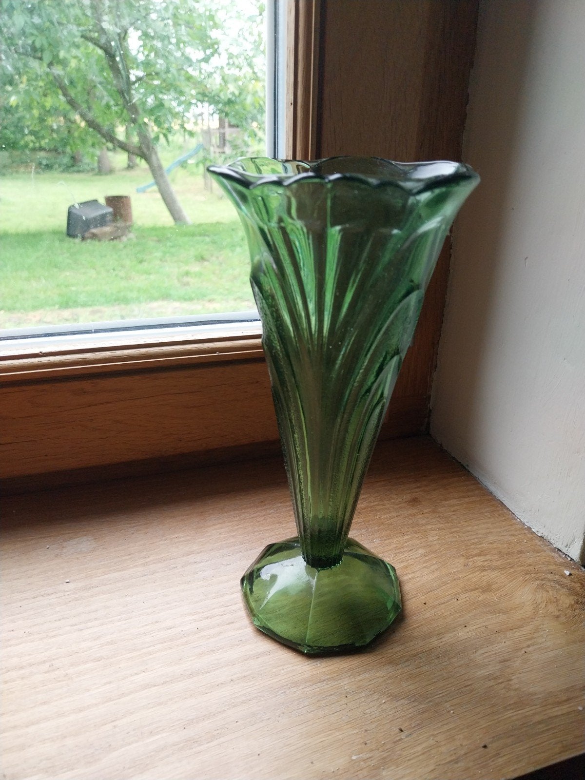 Oude art deco/uranium vaasjes, Ophalen