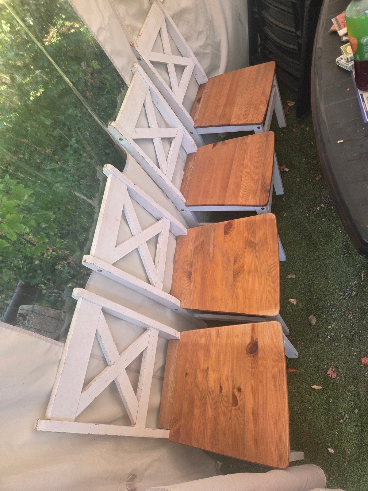 Keuken stoelen, Ophalen