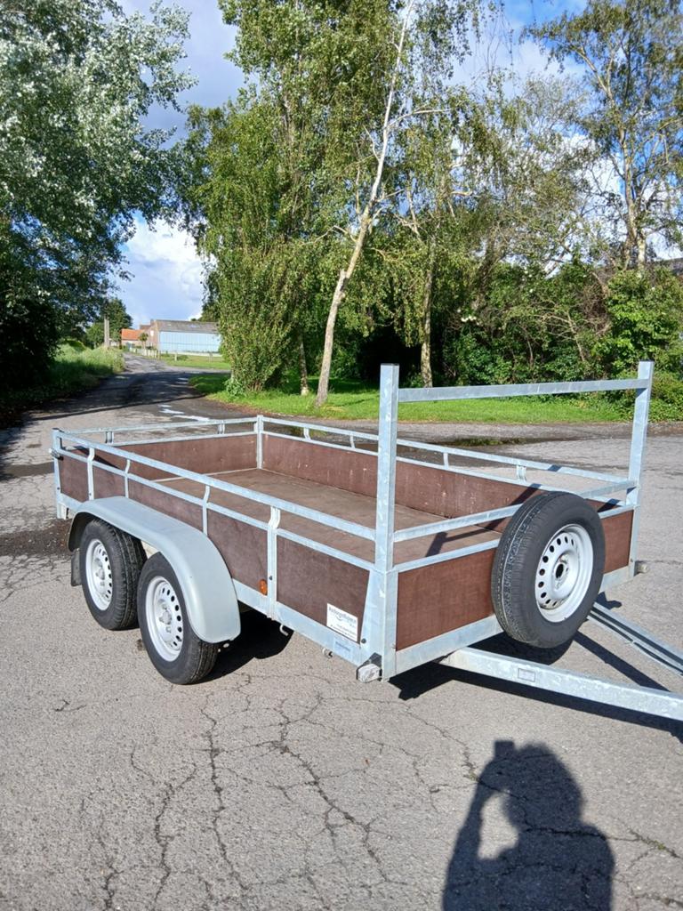 Remorque de 750 kg de 3 m x 1m55 en très bon état !, Enlèvement, Comme neuf