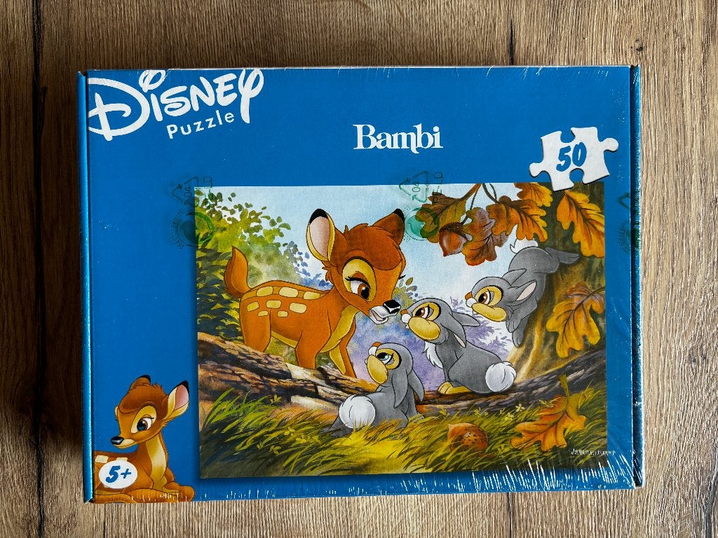 DISNEY Bambi puzzel 50 stukjes NIEUW in seal, Ophalen, 10 tot 50 stukjes, Nieuw, 4 tot 6 jaar