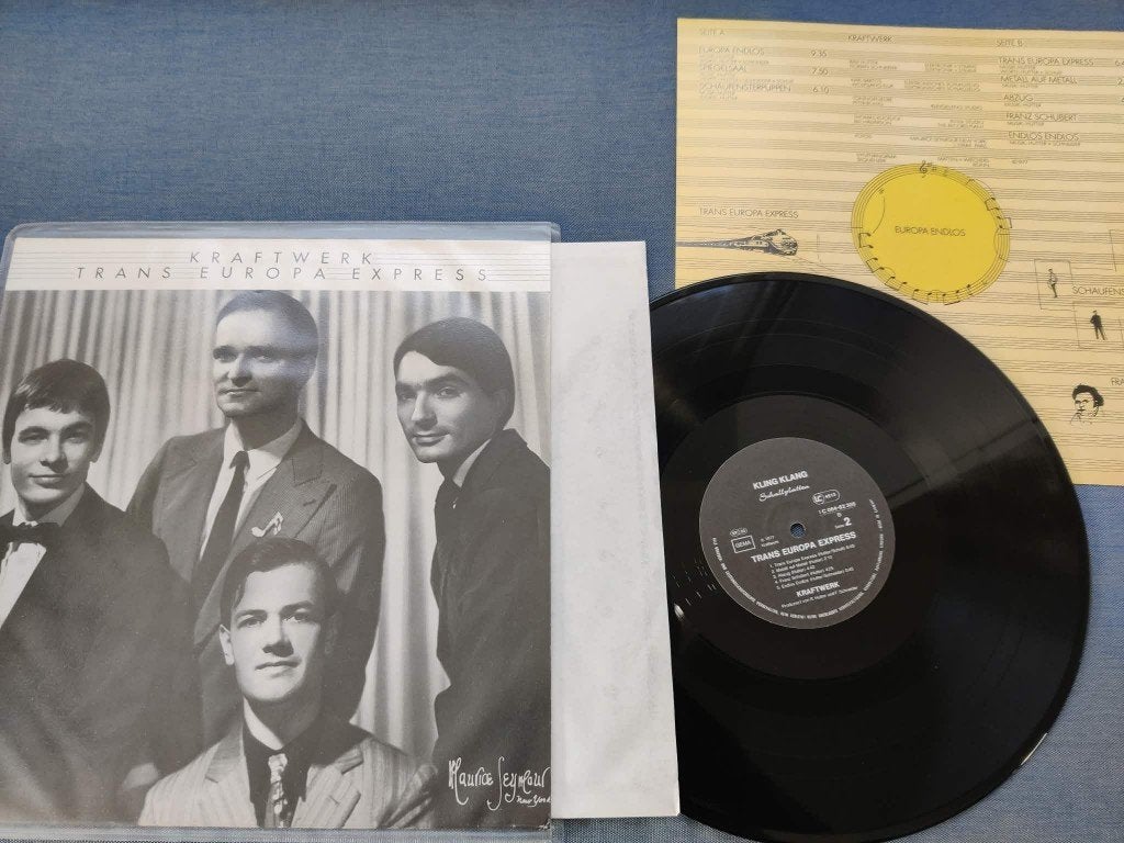 Kraftwerk (trans europe express, perf st, kling klang, germa, Ophalen of Verzenden, LP