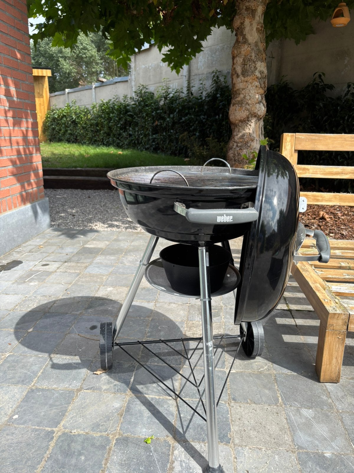 Weber BBQ houtskool, Tuin en Terras, Ophalen, Gebruikt