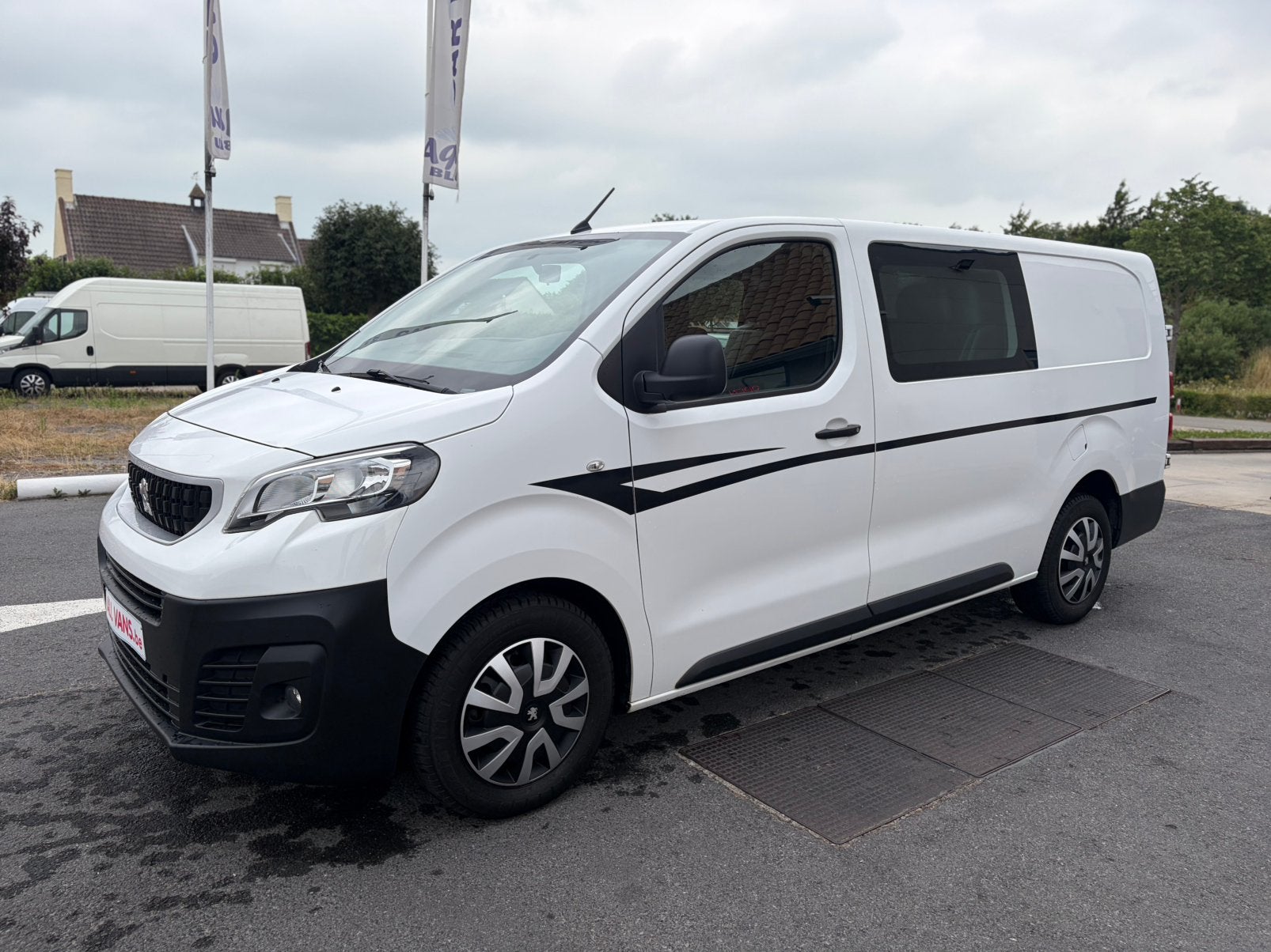 Peugeot Expert DUBBELE CABINE*L3/XL*2.0HDI*1e eigenaar, Voorwielaandrijving, Stof, Euro 6, Wit