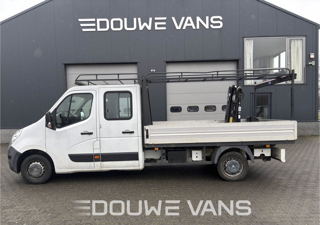 Renault Master Dubbel Cabine Hiab Laadkraan Imperiaal Trekha, Autos, Achat, 207 g/km, Entreprise, 7 places