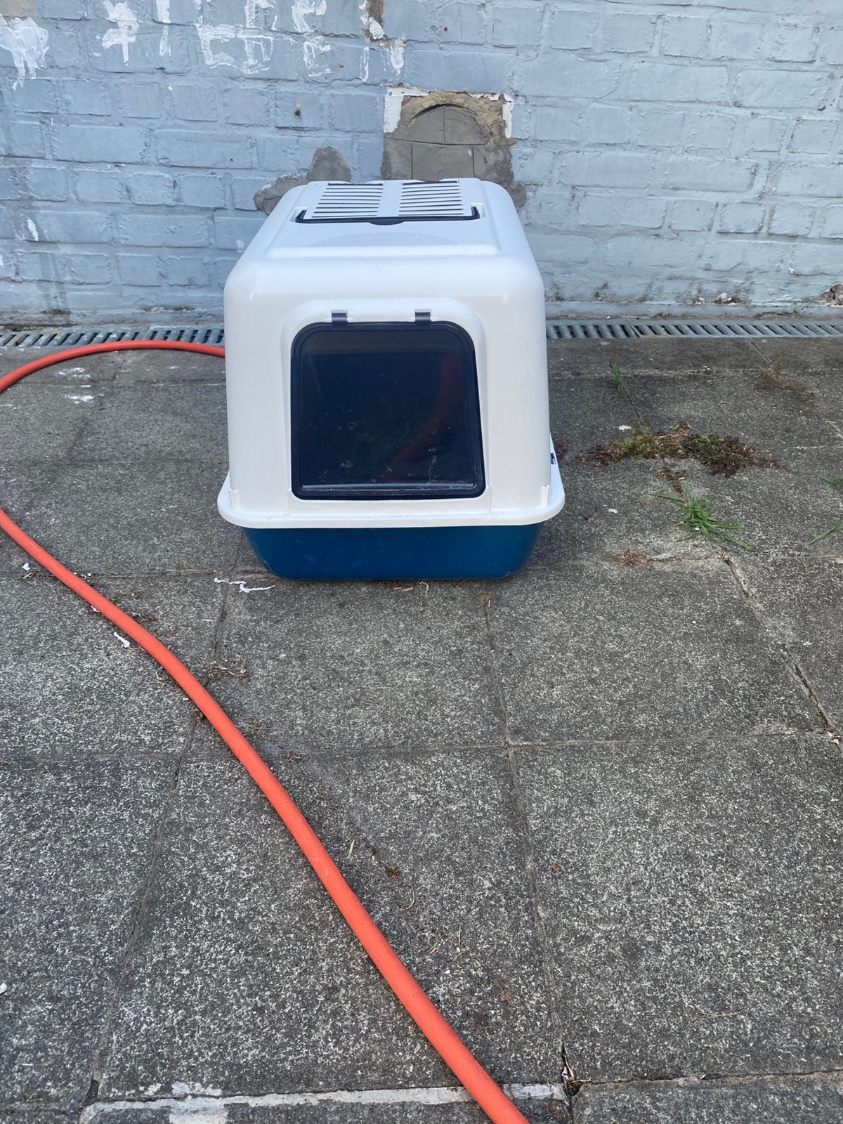 Gesloten kattenbak, Ophalen, Zo goed als nieuw, Gesloten