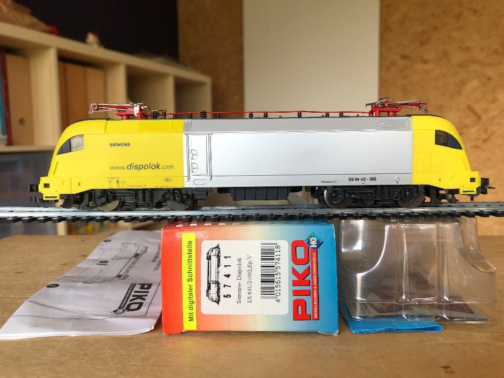 PIKO 57411 LOCOMOTIVE ÉLECTRIQUE TAURUS SIEMENS DISPOLOK HO, Analogique, Piko, Locomotive, Envoi