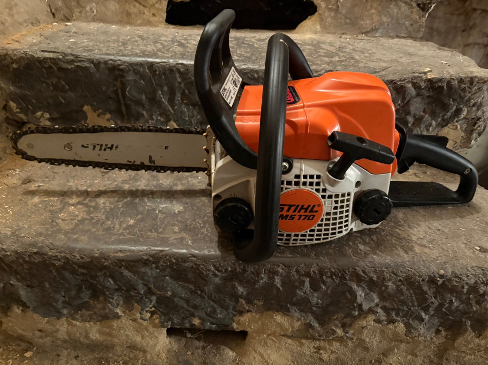 Tronçonneuse thermique STIHL MS 170, Jardin & Terrasse, Enlèvement, Utilisé