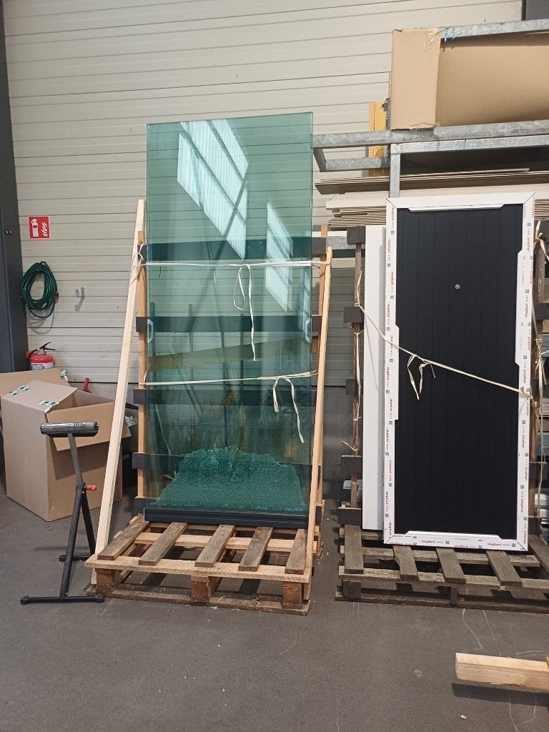 glazen schuifwand – showroommodel – modern & stijlvol, Tuin en Terras, Ophalen, Zo goed als nieuw, Veranda