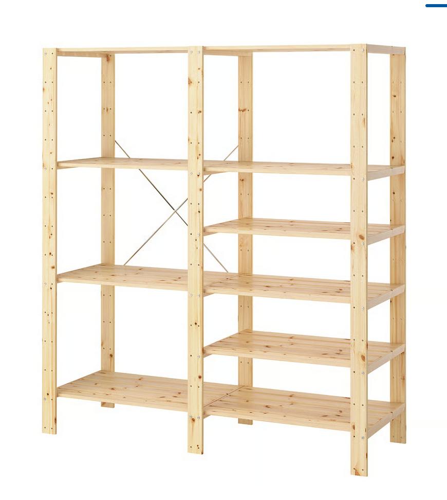 Stevig Rek "HEJNE" opbergsysteem (ikea), Ophalen, Zo goed als nieuw