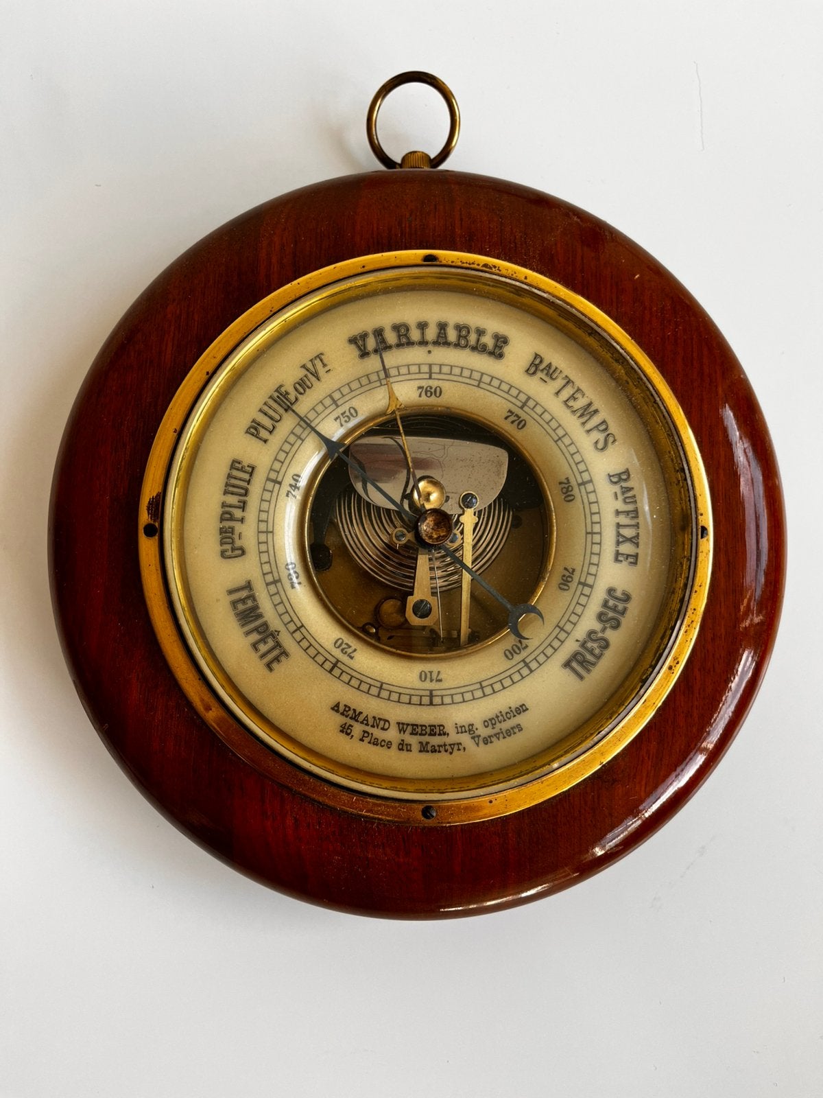 Baromètre vintage, Audio, Tv en Foto, Weerstations en Barometers, Ophalen, Zo goed als nieuw, Barometer