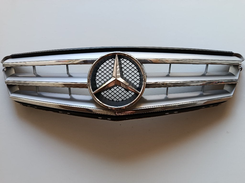 Origineel Grille | Mercedes-Benz C-klasse 07-11  (W204), Ophalen, Gebruikt, Voor, Mercedes-Benz