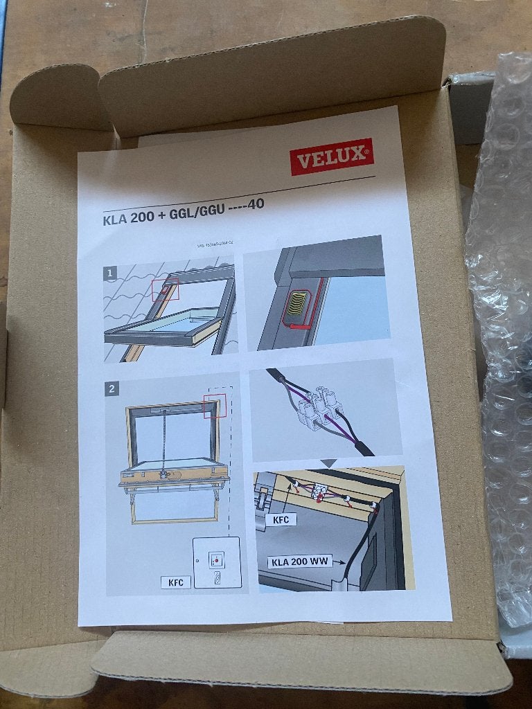 VELUX KLA 200 WW regensensor, Doe-het-zelf en Bouw, Ophalen of Verzenden, Nieuw, Dakraam
