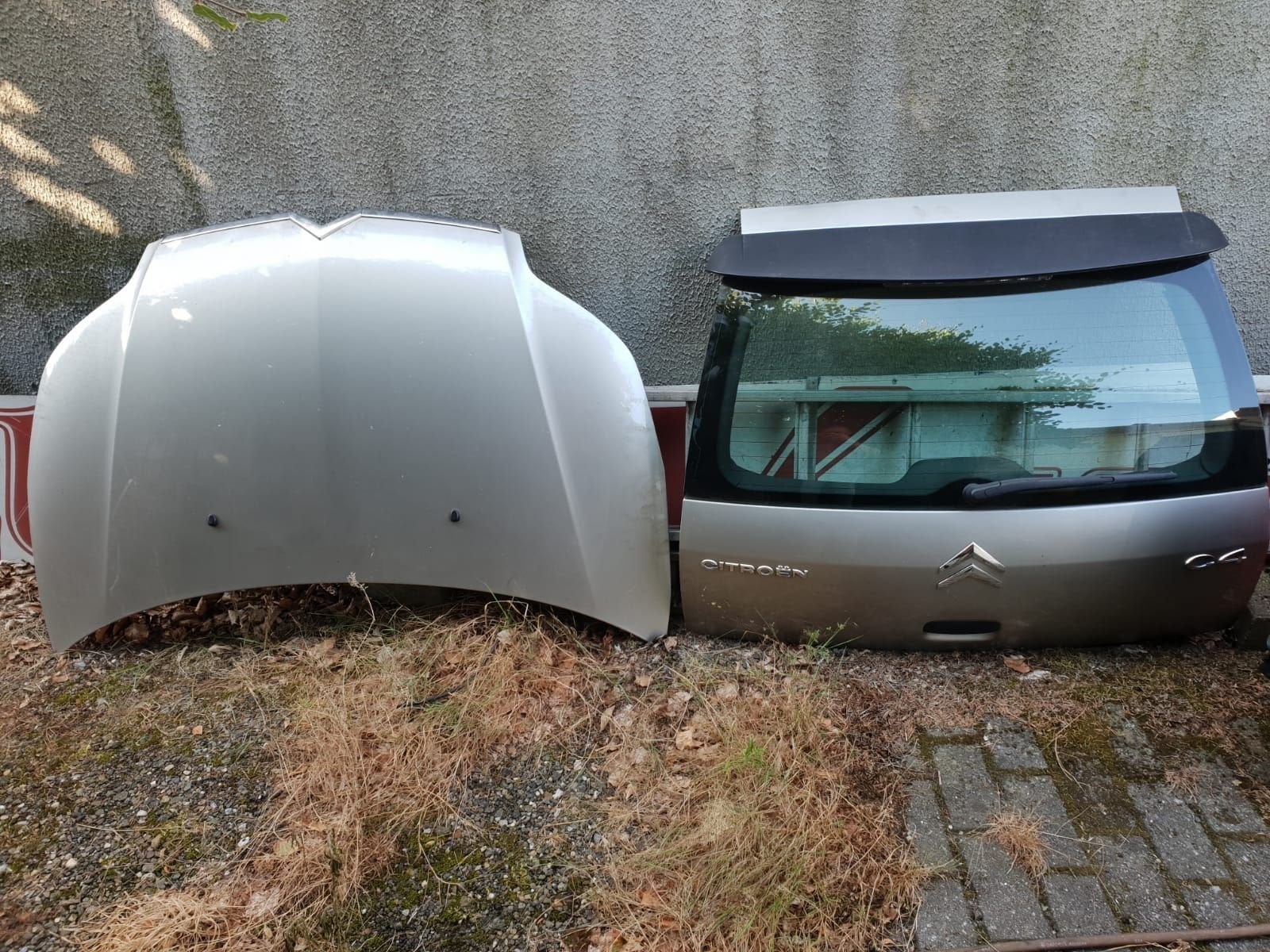 CITROËN C4 MOTORKAP +ACHTERKLEP BJ 2004 TOT 2010, Auto-onderdelen, Gebruikt, -, Ophalen of Verzenden, -