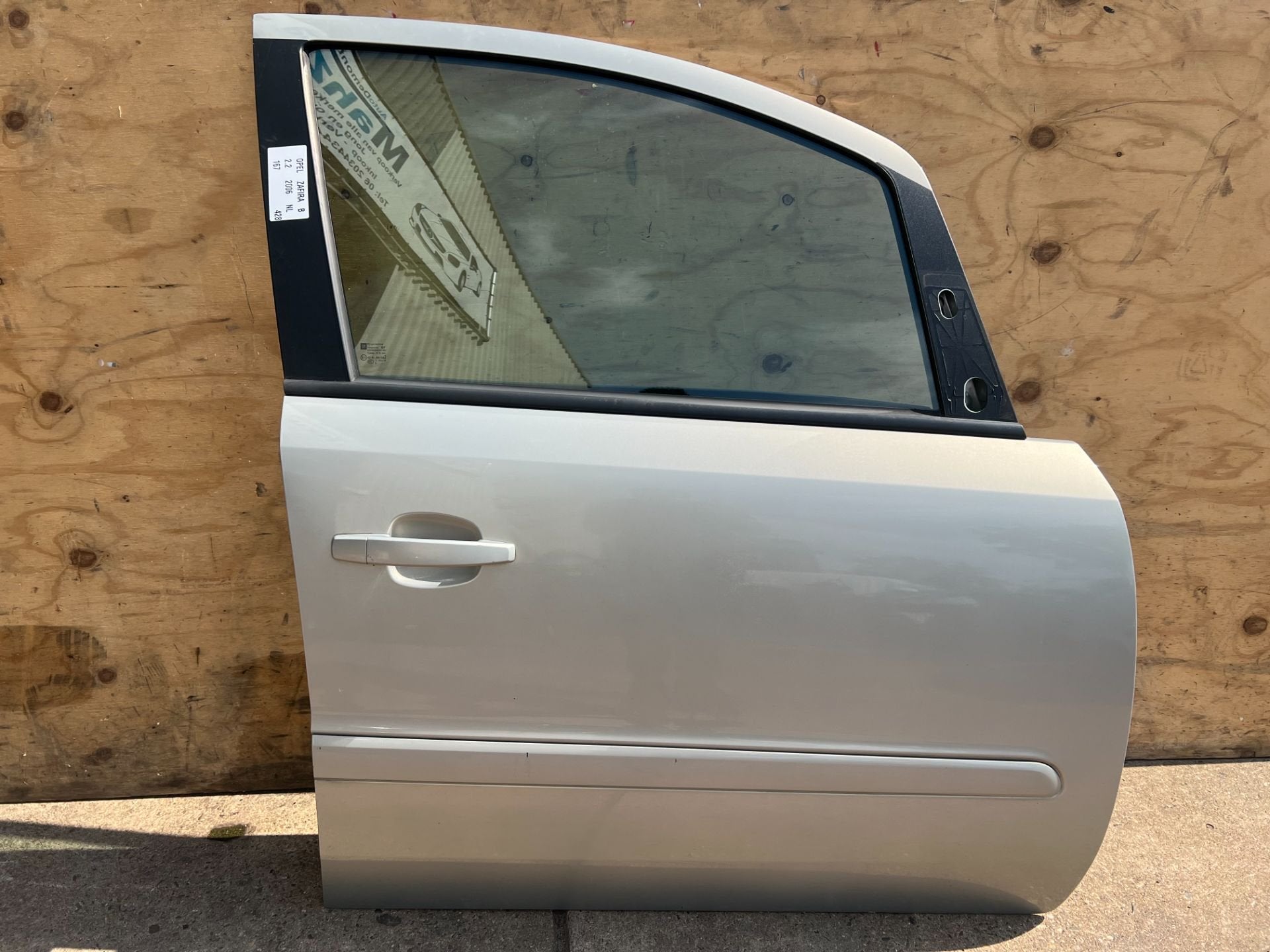 OPEL ZAFIRA B beige 167 rechts voor deur portier 2005-2012, Opel Automobile GmbH, Porte, Avant, Opel
