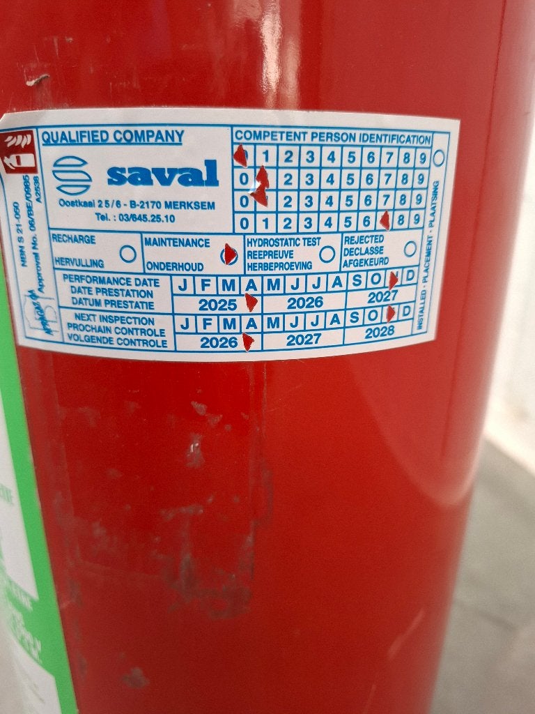 Brandblusser 9kg, Ophalen, Zo goed als nieuw, Brandblusser