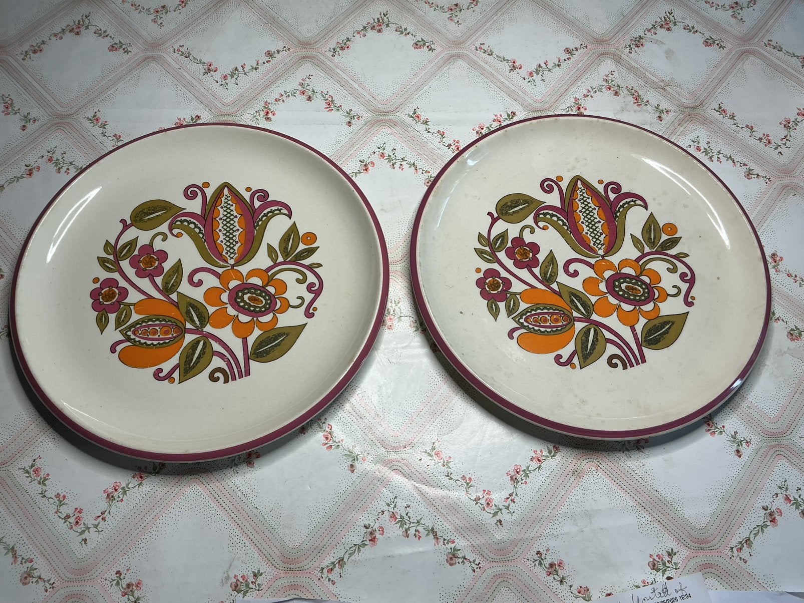 BOCH belgium - 2 assiettes, Enlèvement ou Envoi, Utilisé, Pierre/céramique