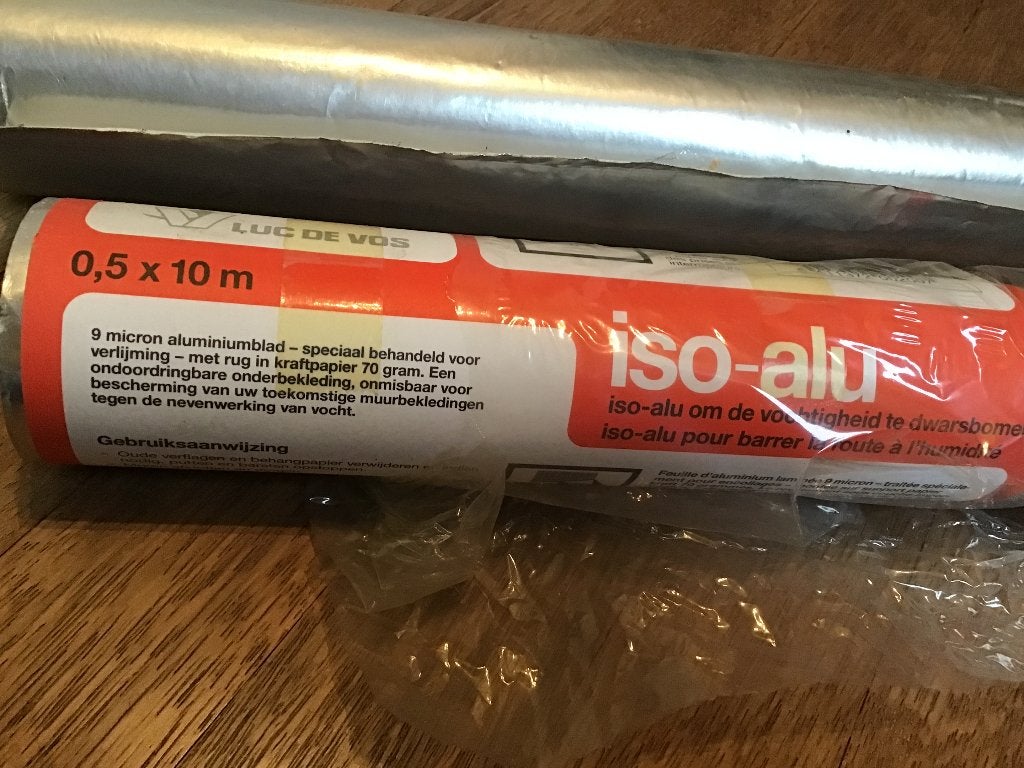 isolatie papier behang, Ophalen of Verzenden, Nieuw, Overige materialen, Muurisolatie