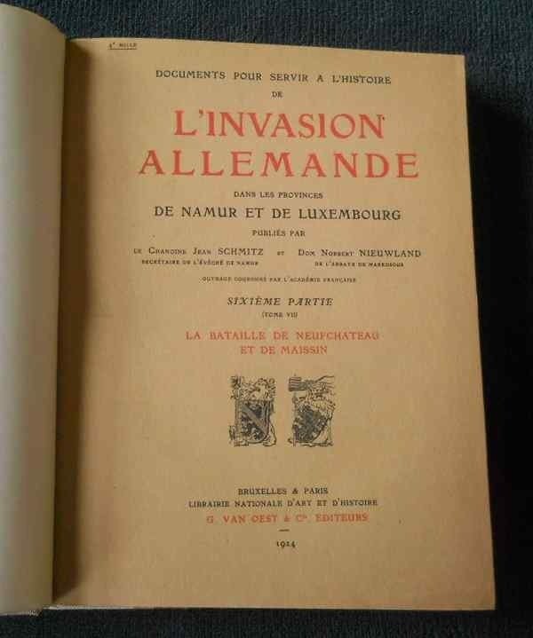 Invasion allemande Namur Luxembourg : Neufchâteau et Maissin, Enlèvement ou Envoi, Avant 1940, Utilisé