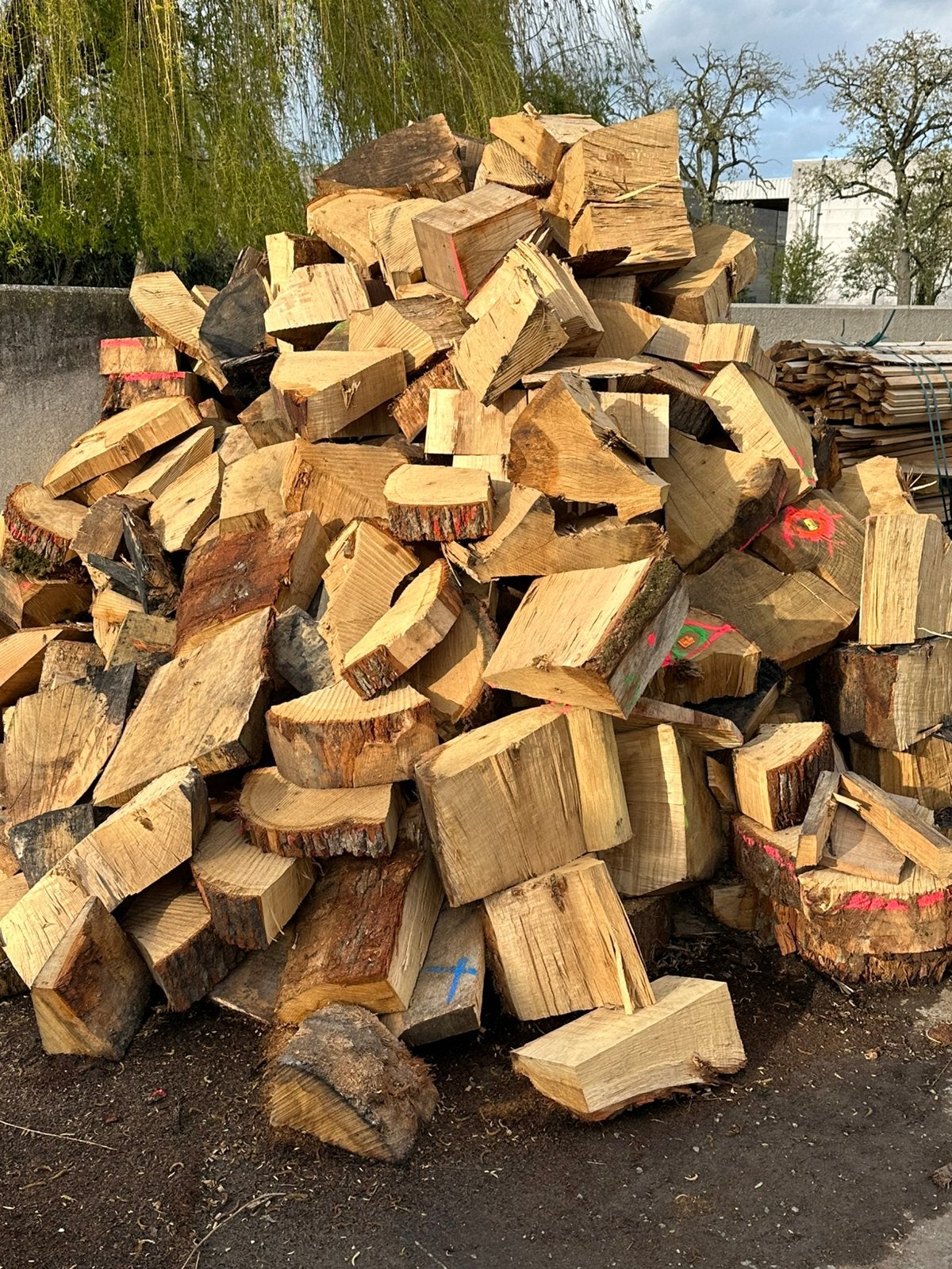 Brandhout blokken, Tuin en Terras, Ophalen, Blokken