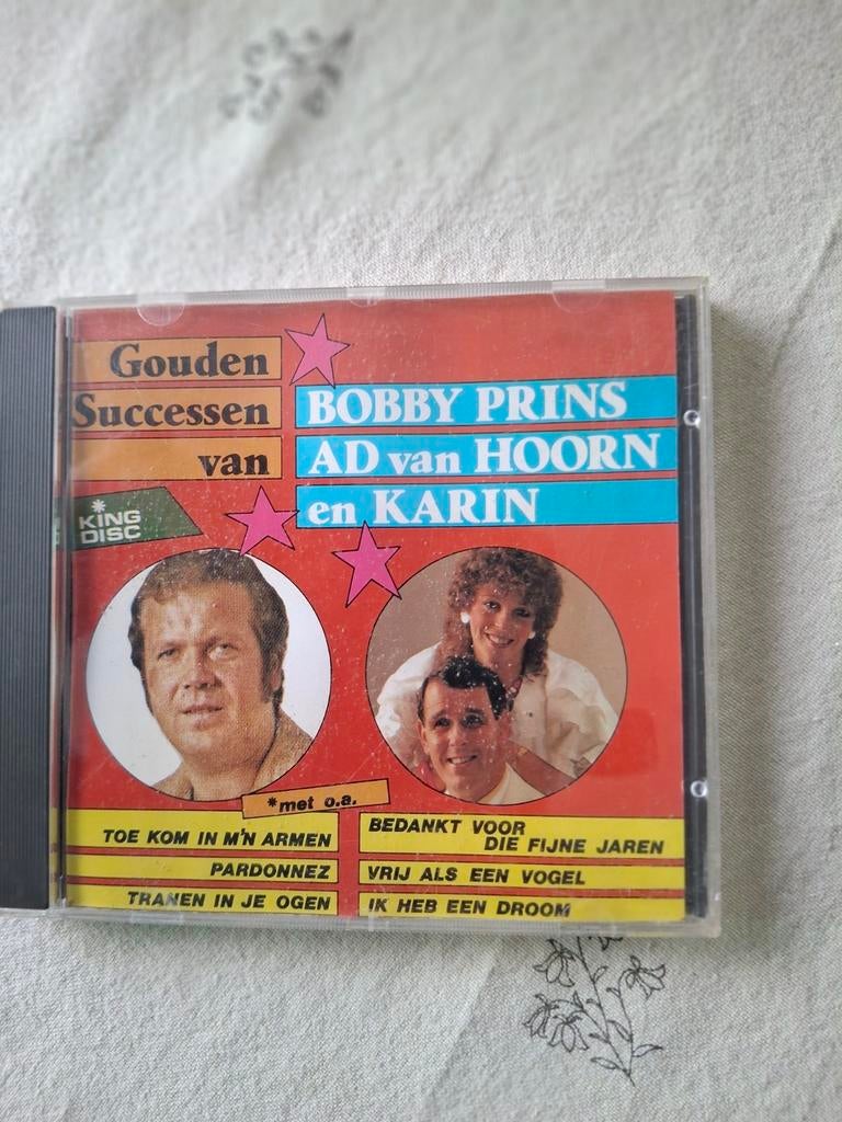 Cd bobby prins  ad van hoorn en karin, Ophalen of Verzenden