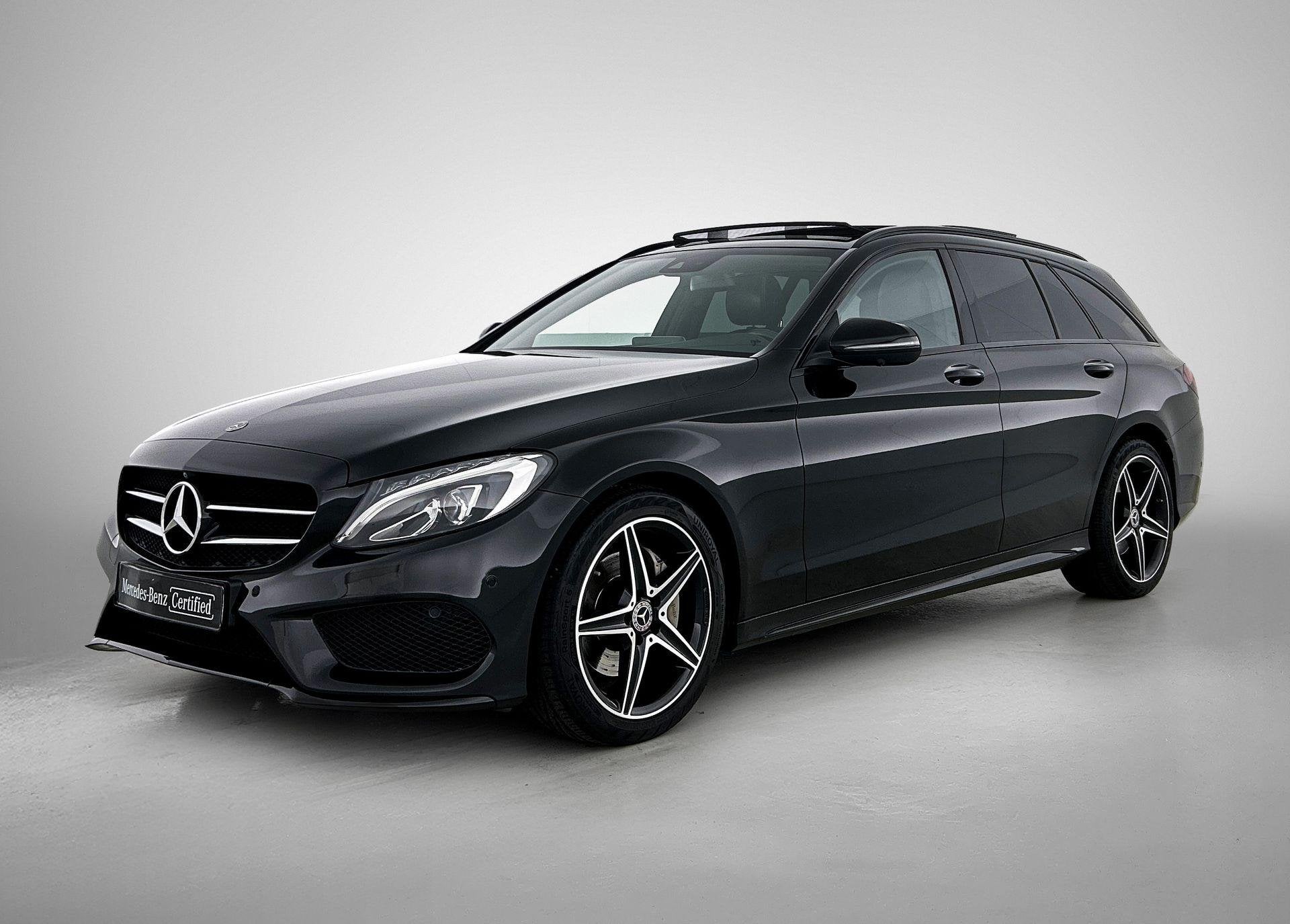 Mercedes-Benz C-klasse Estate 180 D | Night Pack | Panoramis, Auto's, Gebruikt, 4 cilinders, 116 pk, Automatische klimaatregeling