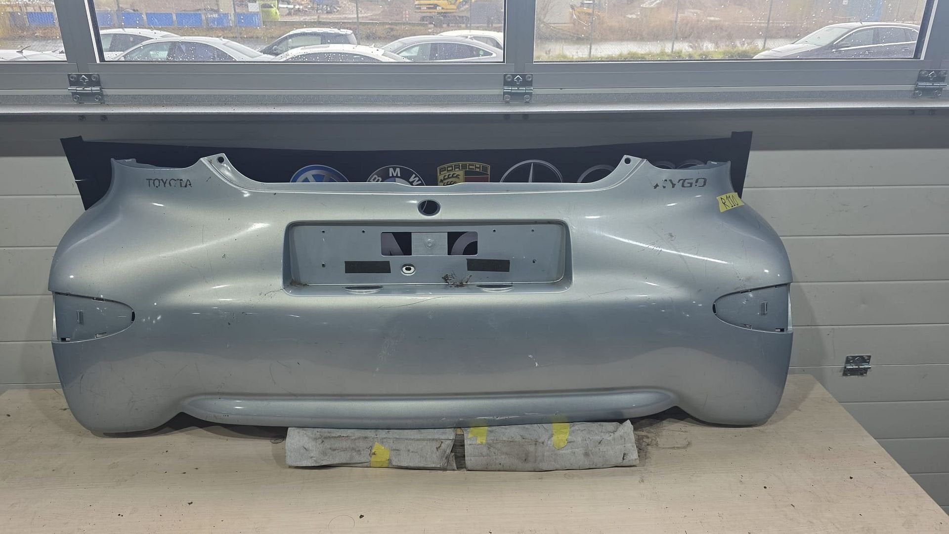 Toyota Aygo AB10 Achterbumper, Gebruikt, -, -, Ophalen of Verzenden