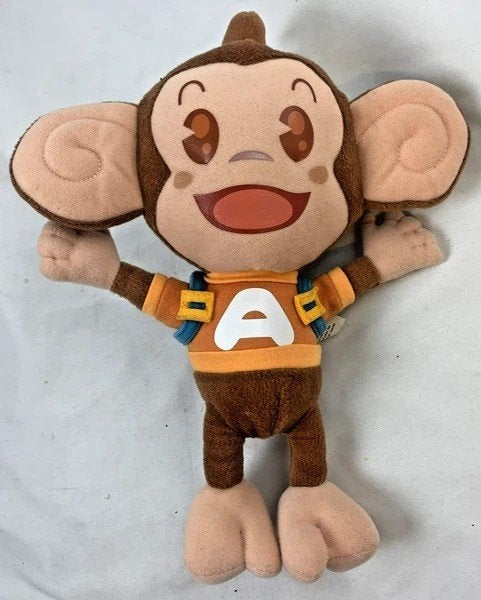 SEGA Super Monkey Ball AiAi Pluche knuffel figuur aap, Kinderen en Baby's, Speelgoed | Knuffels en Pluche, Oranje, Overige merken
