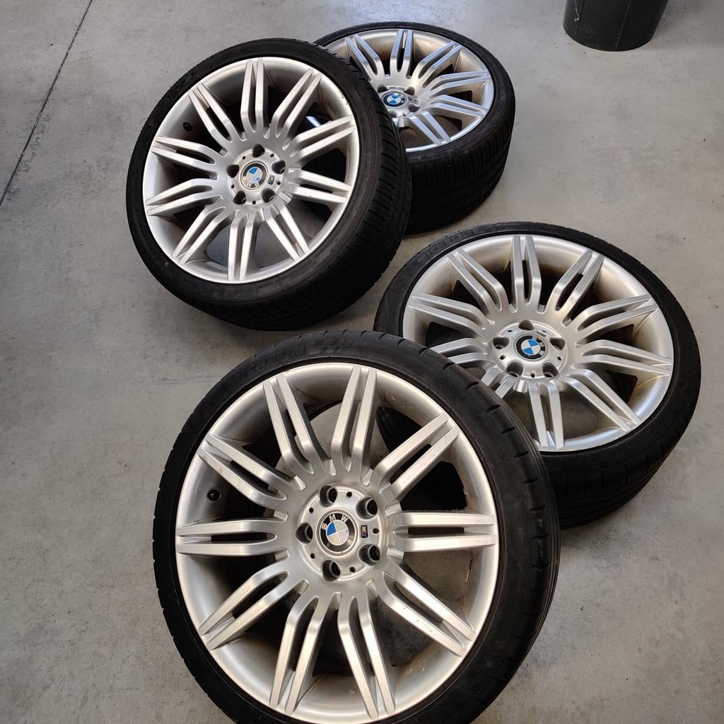 BMW e61 5-reeks breedset 19 inch, Pneus et Jantes, Véhicule de tourisme, Pneus été, Utilisé
