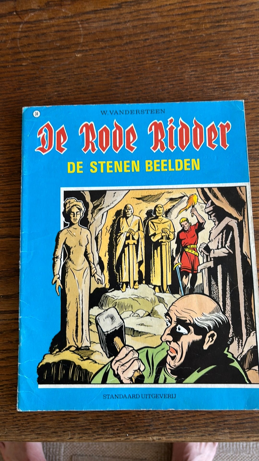De Rode Ridder : De Stenen beelden (34), Boeken, Stripverhalen, Willy Vandersteen, Eén stripboek, Ophalen of Verzenden, Zo goed als nieuw