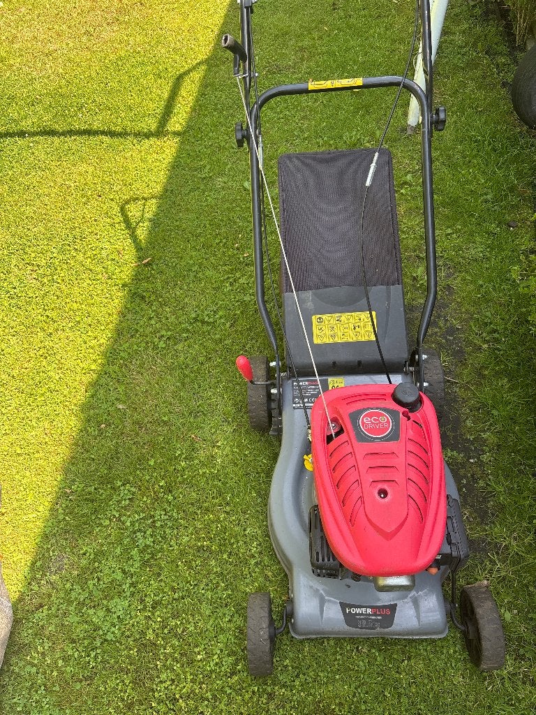 Powerplus grasmaaier op benzine, Tuin en Terras, Ophalen, Gebruikt